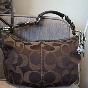 Coach Signature Soho Brown Shoulderbag